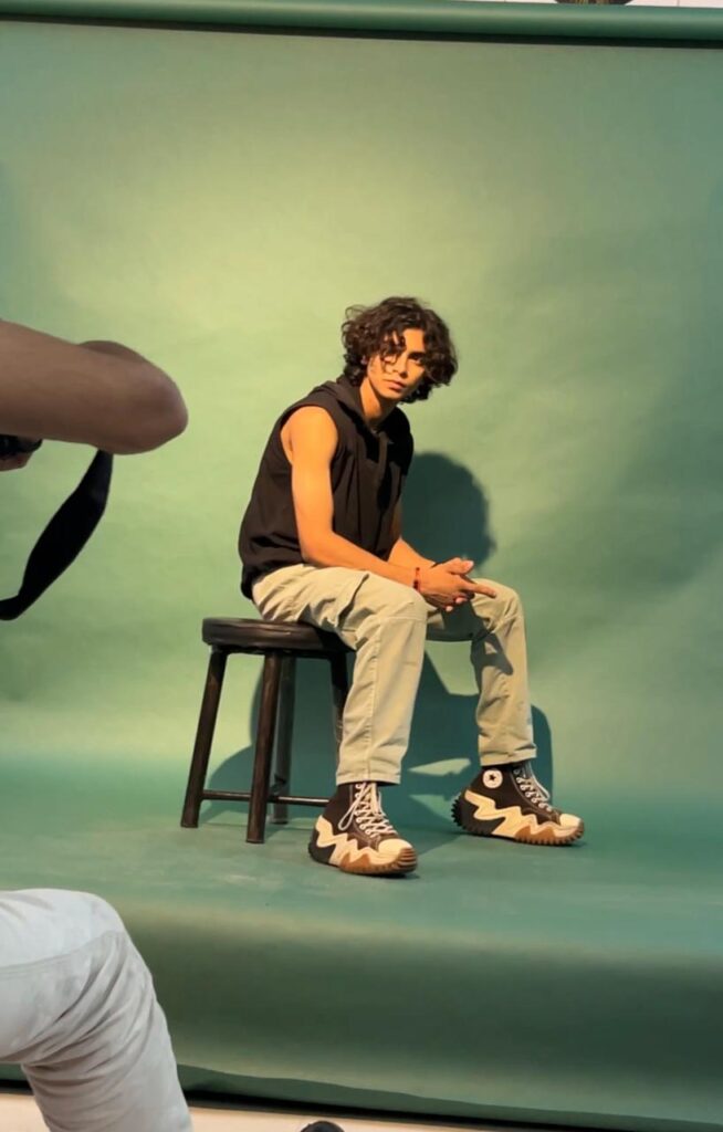 Professional actor posing confidently, showcasing acting services for movie projects